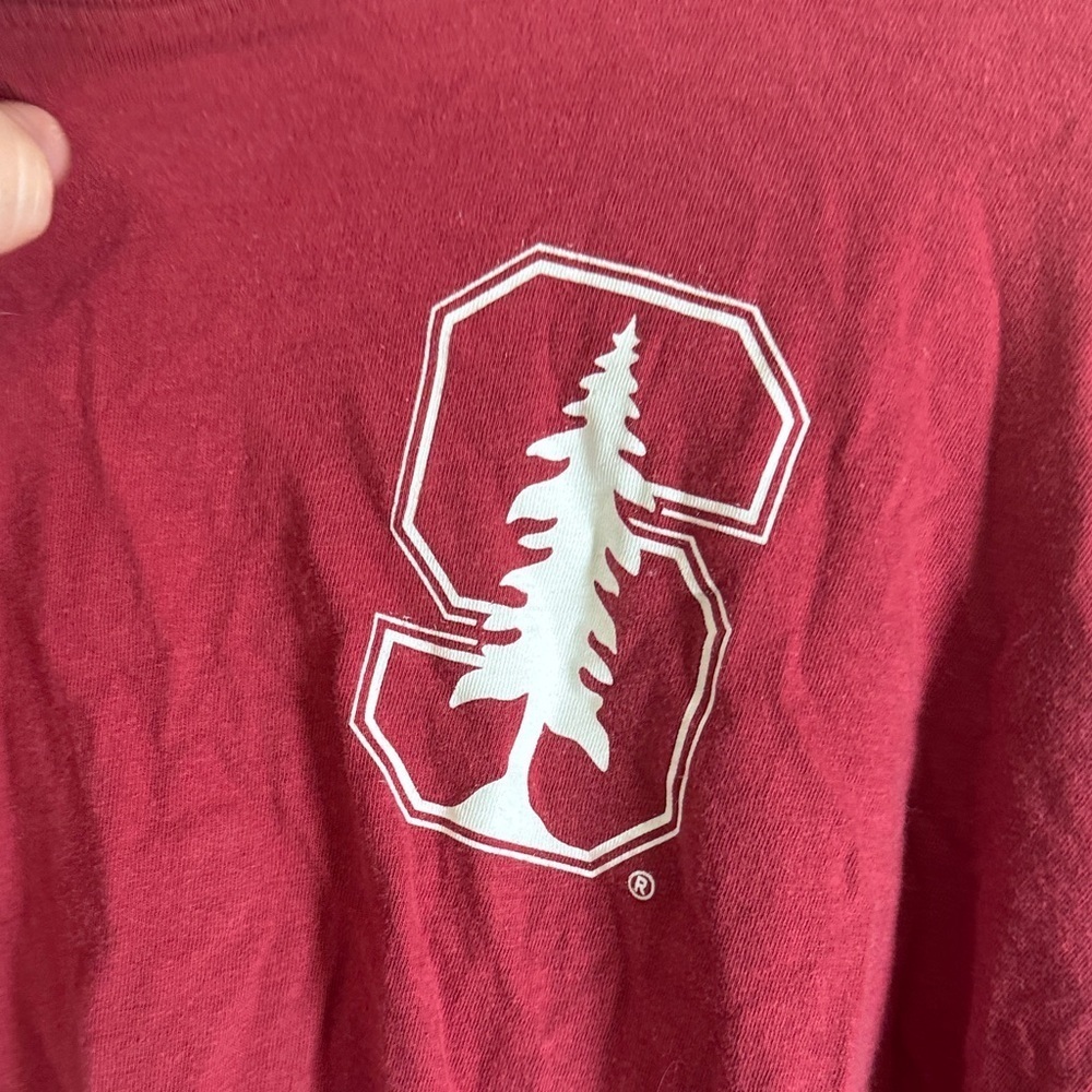“FEAR THE NERDS” Stanford Long Sleeve Tee / C52 - Picture 4 of 5